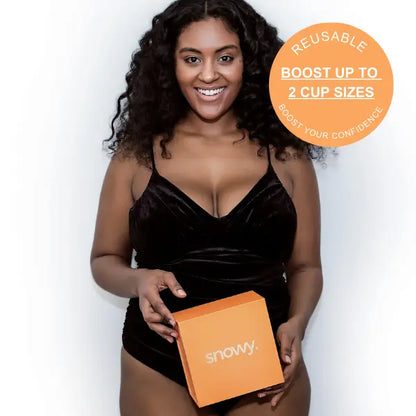 Invisible bra pads - instantly lift and plump, washable and reusable, enhancing overall shape.