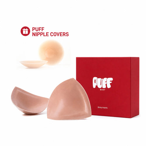 Invisible lifting and shaping bra pads that prevent wardrobe malfunctions and are reusable.
