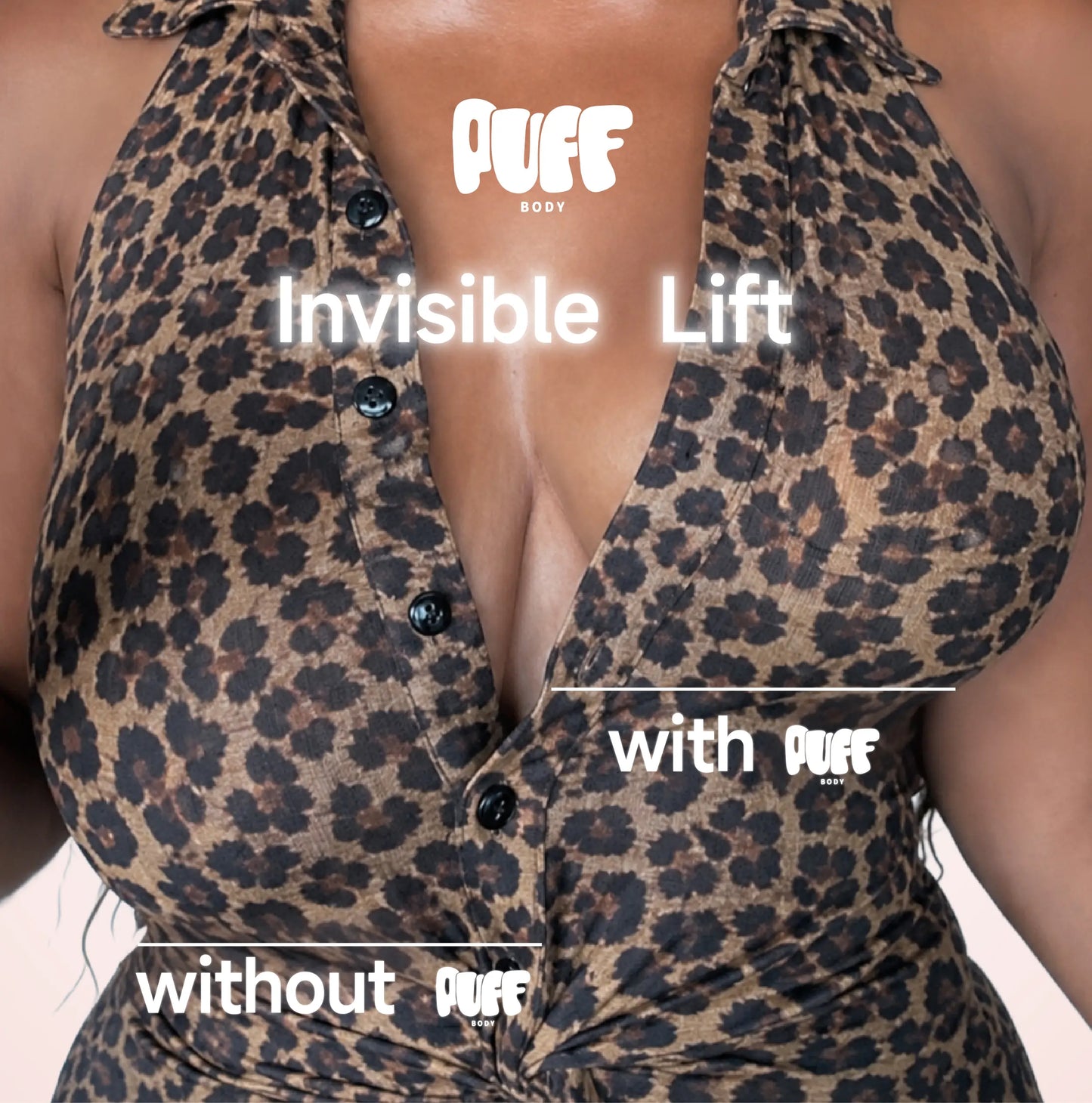 Invisible lifting and shaping bra pads that prevent wardrobe malfunctions and are reusable.