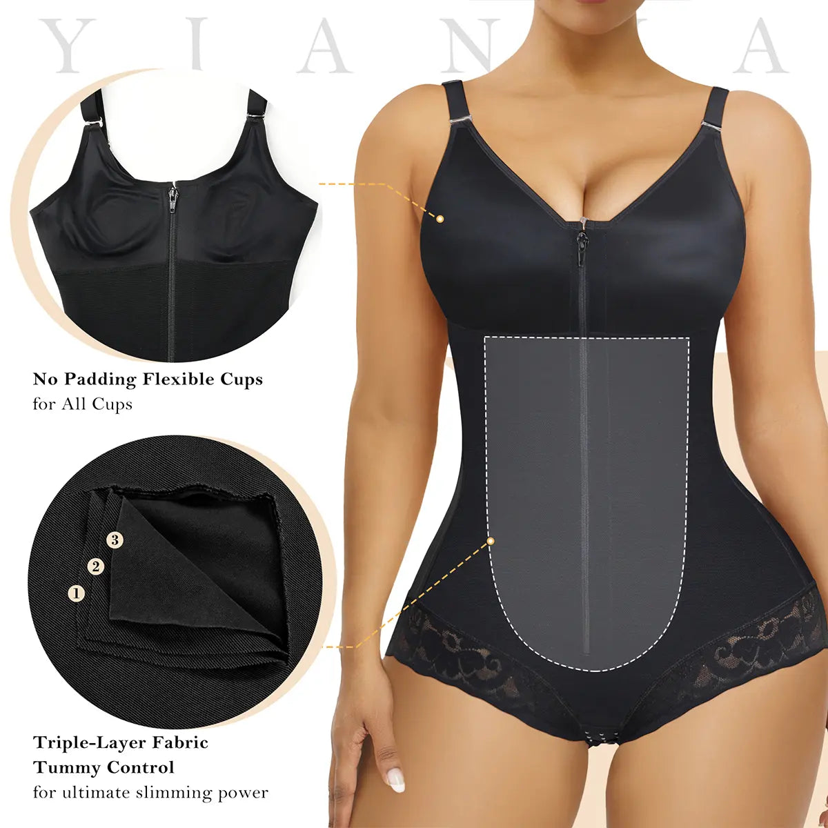 Women's Shapewear (Columbia Style) Tummy Control and Hip Lifting Shaping Pants
