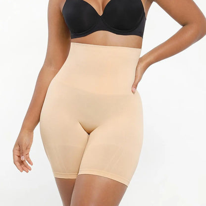 Women's shaping shorts, seamless high-waisted tummy control and hip lifting shaping underwear