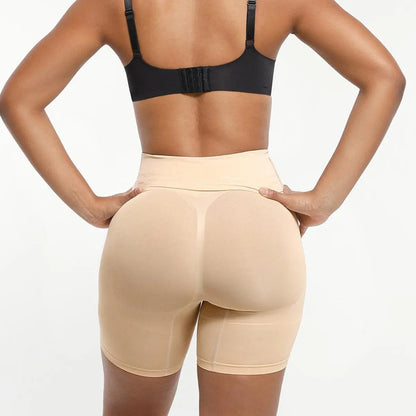 Women's shaping shorts, seamless high-waisted tummy control and hip lifting shaping underwear