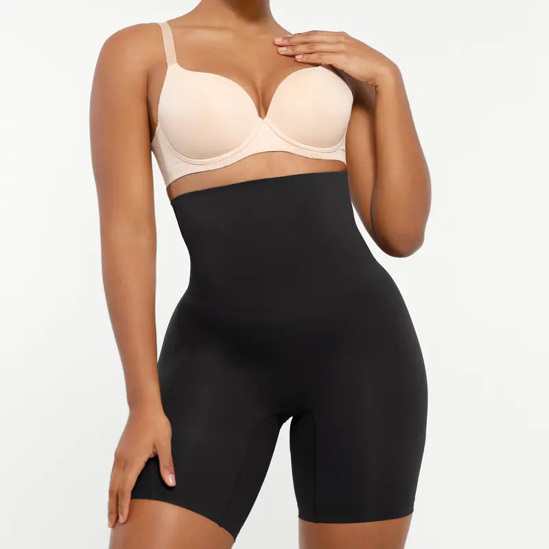 Women's shaping shorts, seamless high-waisted tummy control and hip lifting shaping underwear