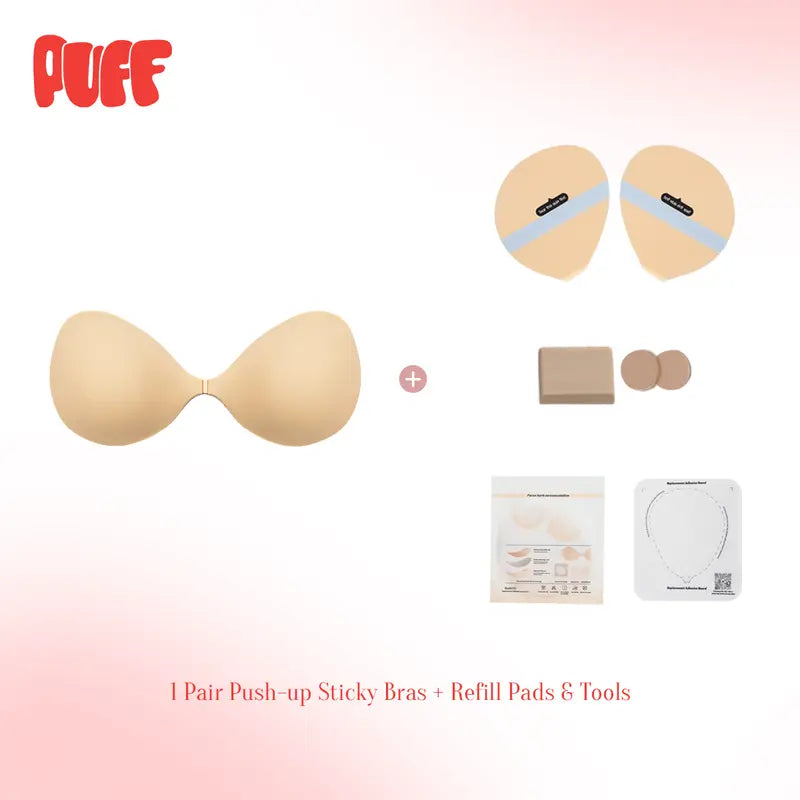 Invisible breast pads – the #1 ranked push-up invisible breast pads, waterproof and sweatproof.