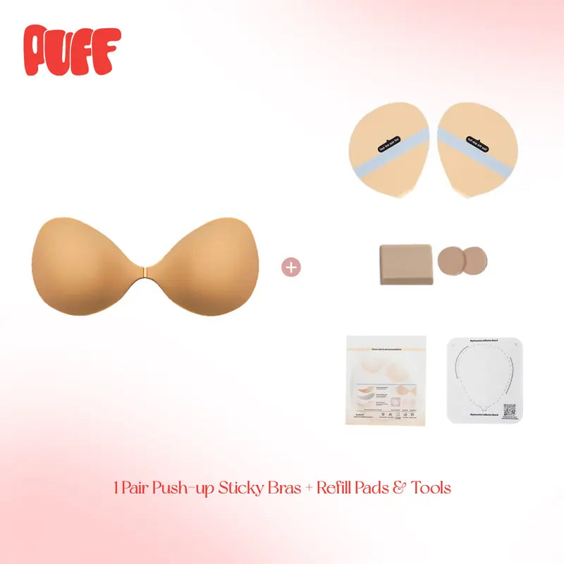 Invisible breast pads – the #1 ranked push-up invisible breast pads, waterproof and sweatproof.